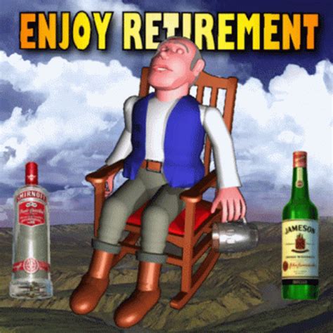 Find Funny GIFs, Cute GIFs, Reaction GIFs and more. . Animated retirement gifs